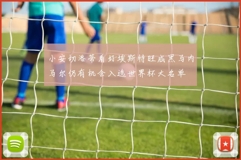 小安切洛蒂看好埃斯特旺成黑马内马尔仍有机会入选世界杯大名单